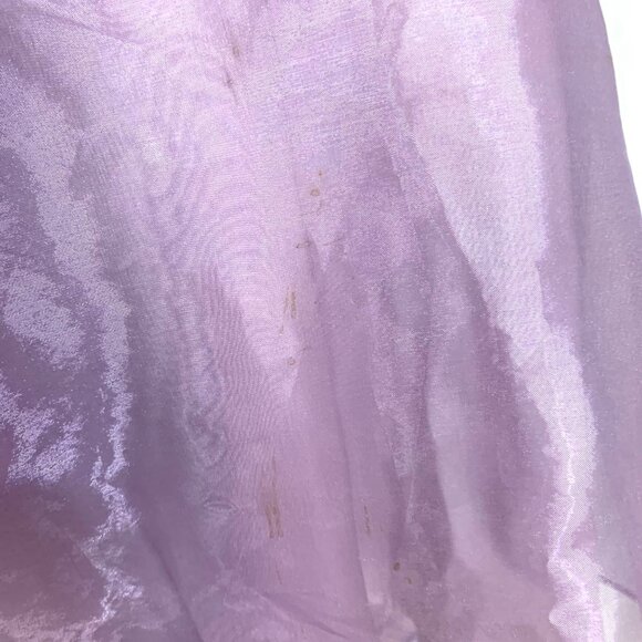 Jessica McClintock Bridal Strapless Lavender Mermaid Evening Dress Ruffles 10 - Picture 7 of 11